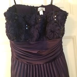 Navy strapless prom/bridesmaid dress